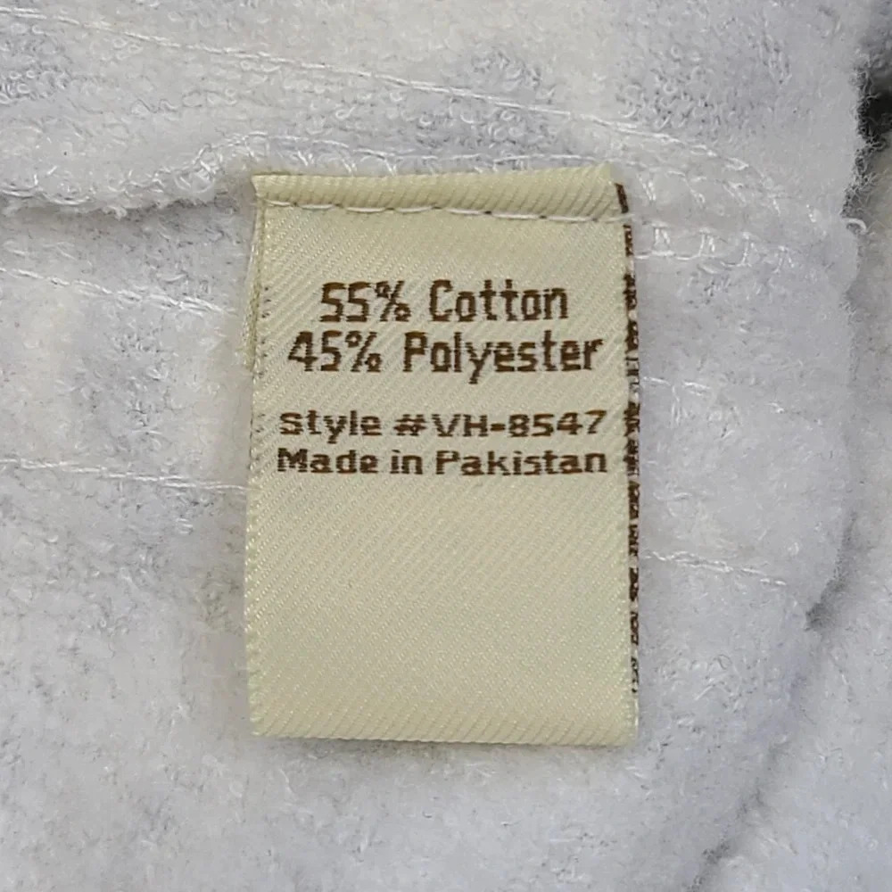 Vintage Havana Gray White Leopard Print Soft Fleece Shorts Overalls Small - Picture 15 of 16